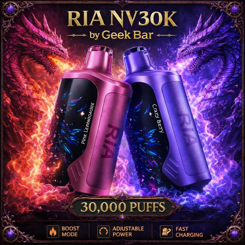 RIA NV30K by Geek Bar - Pink Raz Lemonade