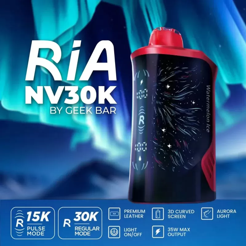 RIA NV30K by Geek Bar - Pink Raz Lemonade - Image 2
