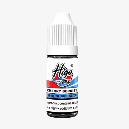 Higo Crystal Cherry Berries Nic Salt Vape Juice