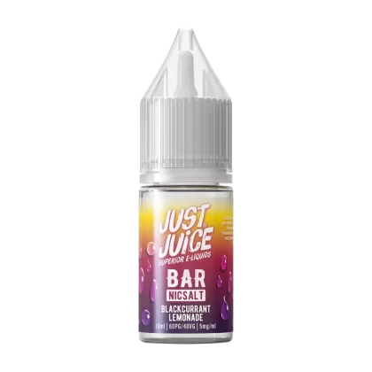 Blackcurrant Lemonade Nic Salt by Just Juice Bar - 10mg - Vape Product (E05414)