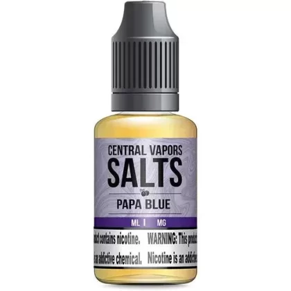 Papa Blue Salt Nic Juice - Eliquidsupply