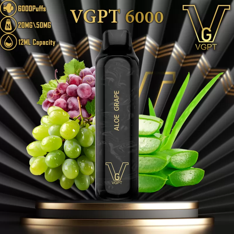 VGPT DISPOSABLE VAPE (6000 Puffs) - 50 mg / Red Wine - Image 3