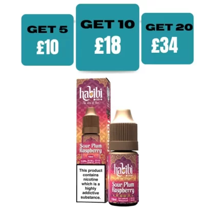 Habibi Nic Salt 10ML E-Liquid - Coconut Papaya Guava / 20mg