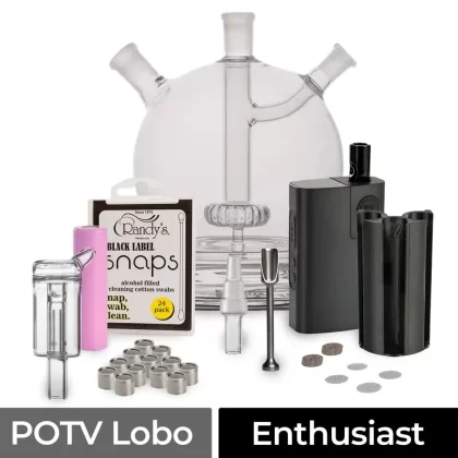 POTV Lobo Enthusiast Vaporizer Kit - Color#Black>Blue>Green