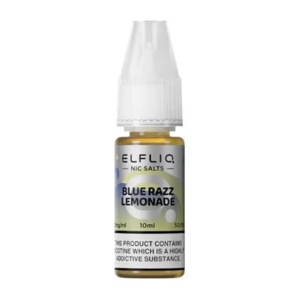 Blue Razz Lemonade Elfliq Nic Salt E-liquid By ELF Bar - Eliquidsupply