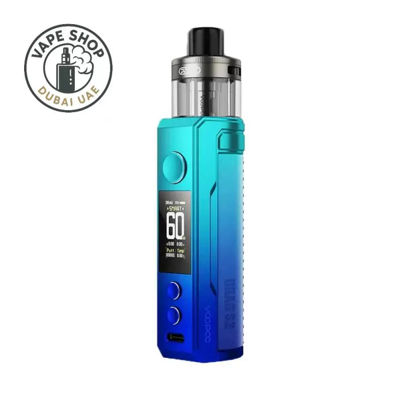 VOOPOO Drag S2 Pod System Kit in Dubai - Colorful Silver, Gray Metal - Image 3