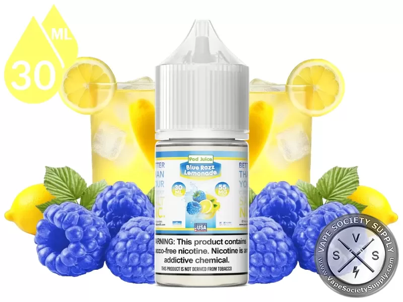 Blue Razz Lemonade Pod Juice Salt 30ml
