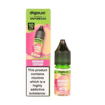 Rhubarb Custard Dojoliq Nic Salt E-Liquid by Vaporesso - 20mg