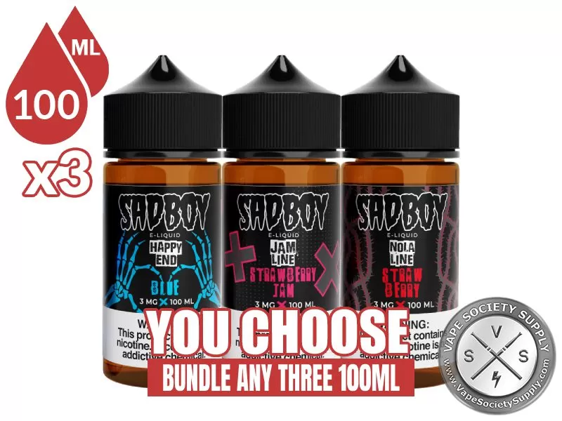 SadBoy E-Liquid Bundle 3x100ml (300ml)