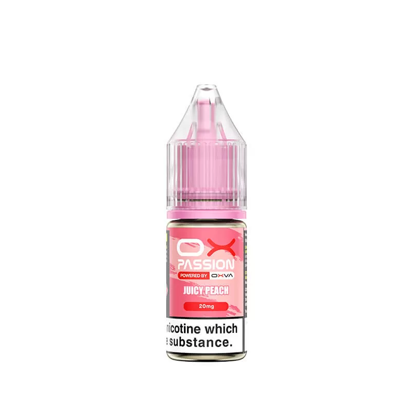 Ox Passion Juicy Peach Nic Salts E-Liquid 10ml - 10mg - Image 3