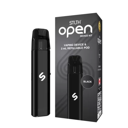 STLTH OPEN Starter Kit - Black - Device (wholeseller) (SK)
