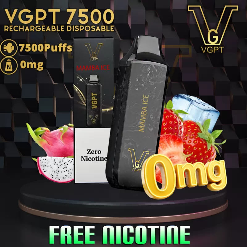 VGPT Zero Nicotine Disposable Vape (7500 Puffs) - Image 3