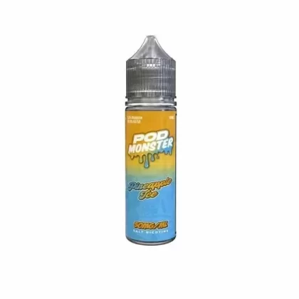 Pod Monster Salt Pineapple Ice 60ml - Nicotine Level#20 mg>50 mg