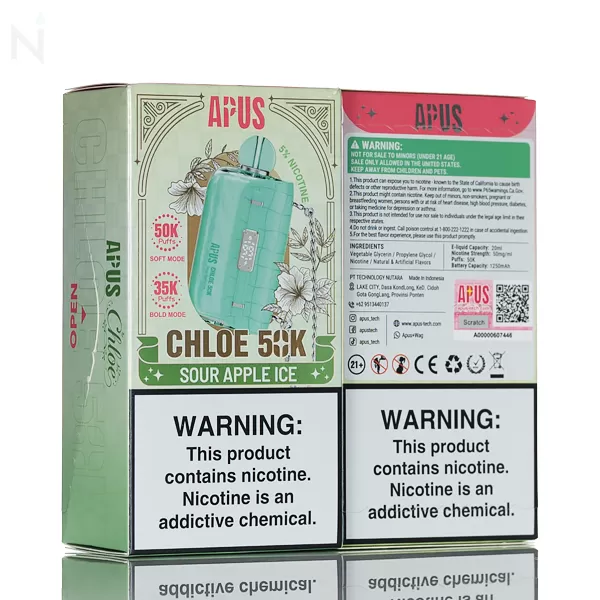 APUS Chloe 50K Puffs Disposable - 20mL - Berry Babe - Image 3