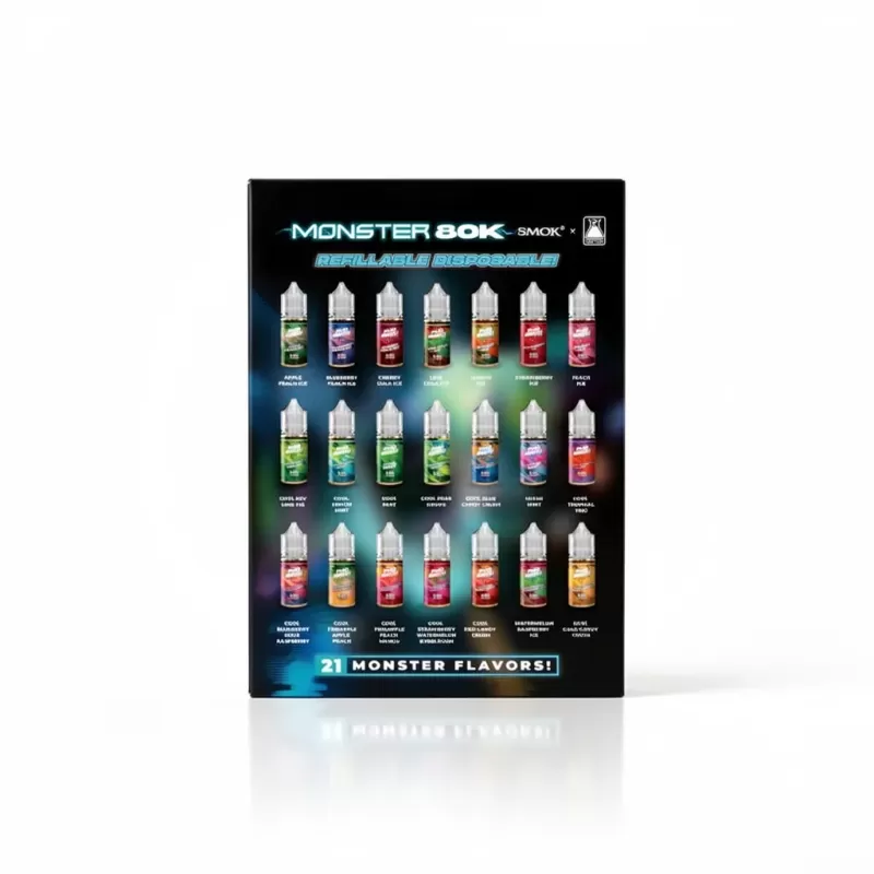 Monster 80K Recargable Desechable 80000 Caladas 50mg - Fumotvapemexico - Image 2