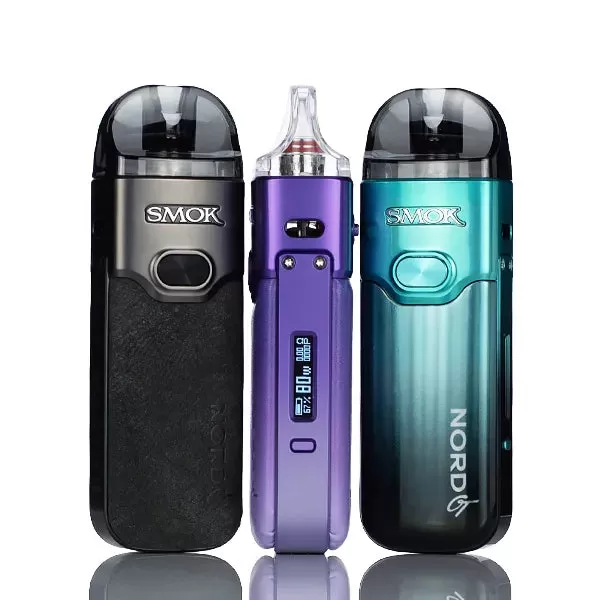 SMOK Nord GT 80W Pod Mod Kit - Leather Series - Matte Black