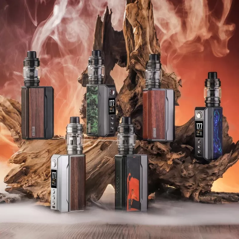 VOOPOO DRAG 4 Pod Kit 177W - Black & Walnut - Image 2