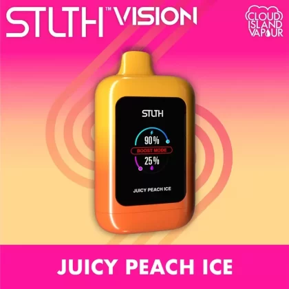 STLTH VISION Disposable Vape – Juicy Peach Ice