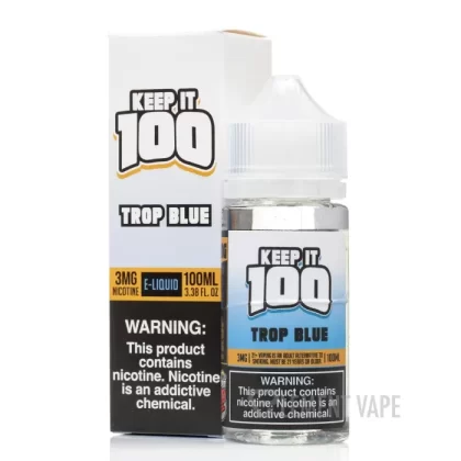 Trop Blue – Keep It 100 E-Liquid – 100mL