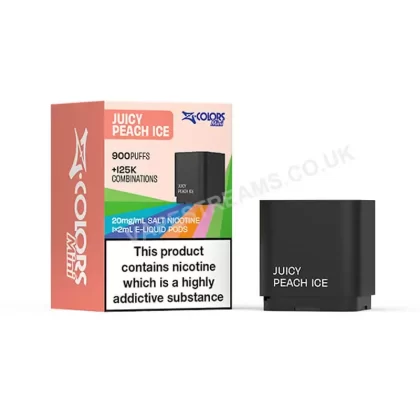 Zlabs ZColors Mini Juicy Peach Ice Prefilled Pods - Vapestreams Co