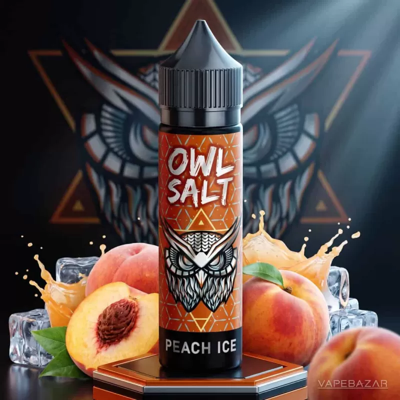 OWL Salt Longfill Peach Ice Aroma 10ml in 60ml - 0 mg/ml / 10 ml / 60 ml