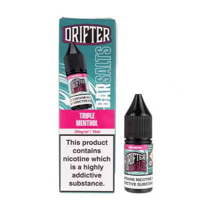 Triple Menthol Nic Salt E-Liquid by Drifter - Vapesuperstore Co