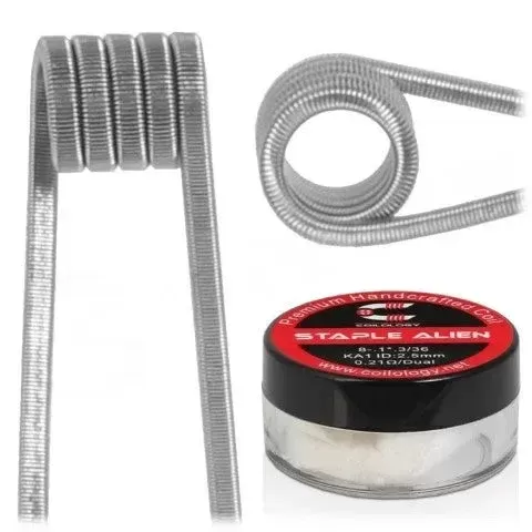 Coilology Staple Alien Handmade Coils 2pcs
