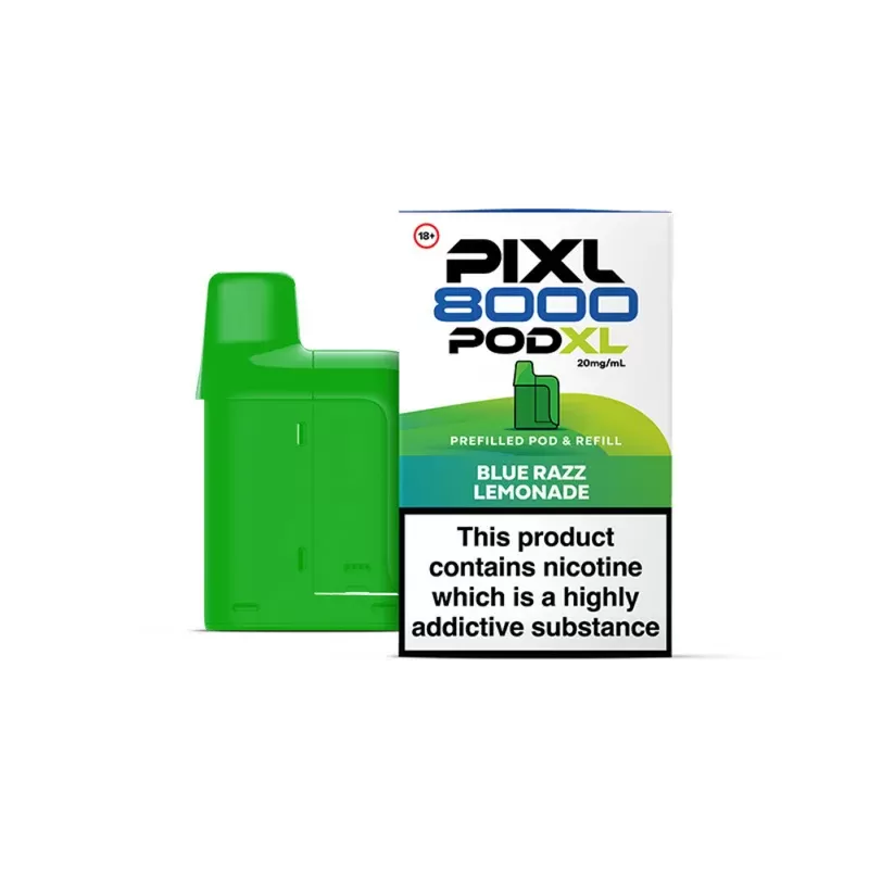 Pixl 8000 Blue Razz Lemonade Refill Pods - Ecigpremium