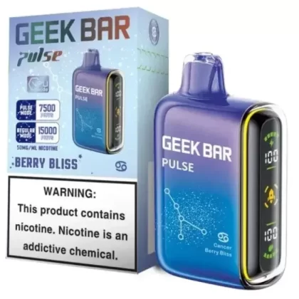 Berry Bliss Geek Bar Flavor - Pack Count#Single Pack~Flavor#Berry Bliss~Nicotine#50MG