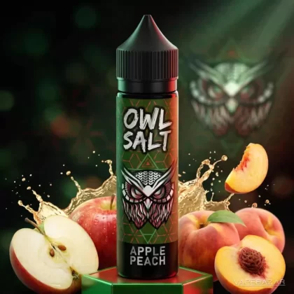 OWL Salt Longfill Apple Peach Aroma 10ml in 60ml - 0 mg/ml / 10 ml / 60 ml