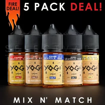 Yogi Nic Salt – Mix and Match (5 Pack) 150ml