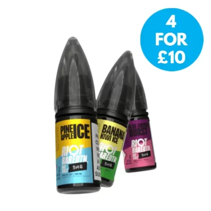 5mg Riot E-liquid BAR EDTN 10ml Nic Salts (50VG/50PG) - Vape Co