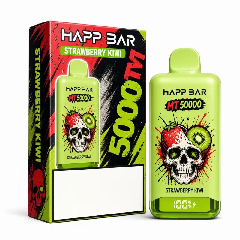 Happ Bar MT50000 | 50000 puffs, LCD screen, 15 options, 45ml, Type-C rechargeable, bulk disposable vape - Aiviouvapes