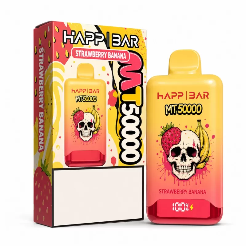Happ Bar MT50000 | 50000 puffs, LCD screen, 15 options, 45ml, Type-C rechargeable, bulk disposable vape - Aiviouvapes - Image 2
