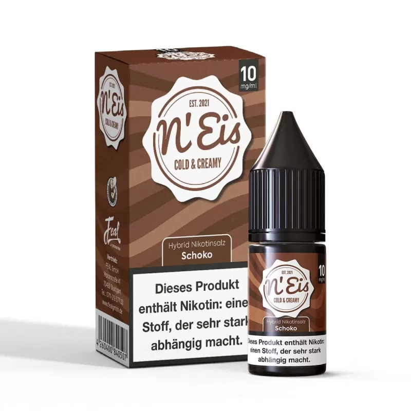 n’EIS Hybrid Nikotinsalz Liquid – Schokolade - Vapebazar - Image 3