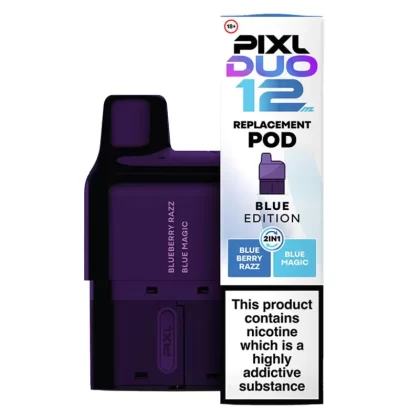 Pixl Duo 12 6K Prefilled Pods - Blue Edition, Cherry Edition