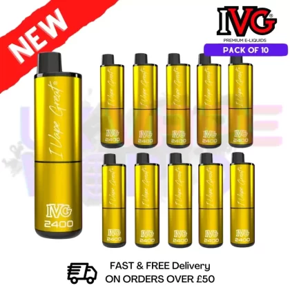 Box Of 10 – Lemon Edition (NEW) IVG 2400 Prefilled Pen Kit