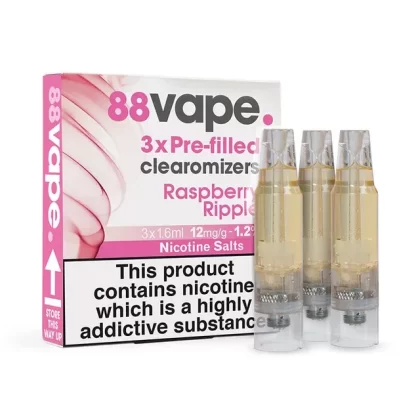 Raspberry R Pre-Filled Clearomizers (x3) - Vape Product
