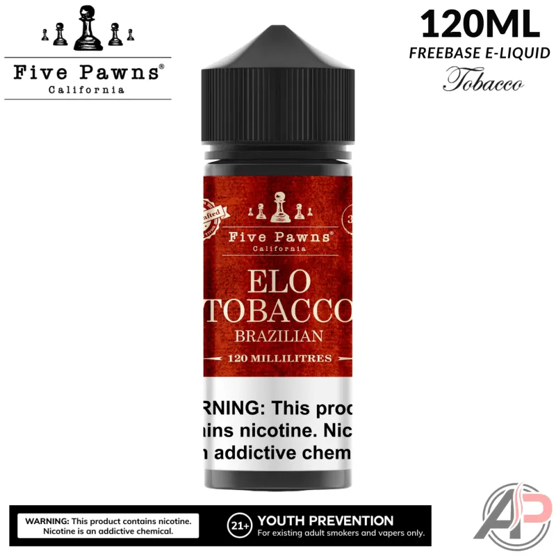 Five Pawns Kingside Tobacco E-Liquid 120mL