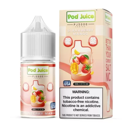 Strawberry Mango | Pod Juice Salts | 30mL - 55MG