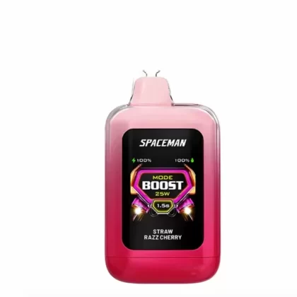 STRAW RAZZ CHERRY SPACEMAN NEBULA PLUS 25K - Ecigdepot