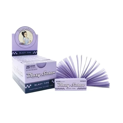Blazy Susan Purple Tips | 25 Books per box