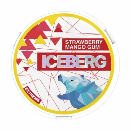 Strawberry Mango Gum Nicotine Pouches by Iceberg - Vape Product, Vape Product