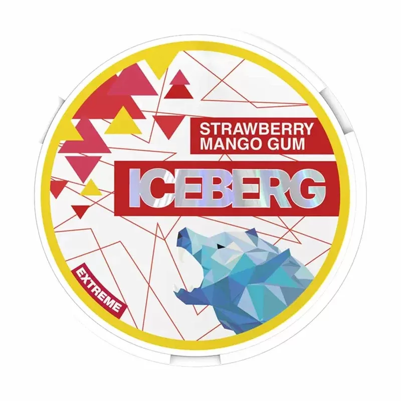 Strawberry Mango Gum Nicotine Pouches by Iceberg - Vape Product, Vape Product