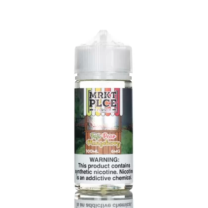 MRKT PLCE E-Liquid - Fuji Pear Mangoberry - 100mL - 6mg