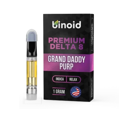 Binoid Delta 8 THC Vape Cartridge – Grand Daddy Purp
