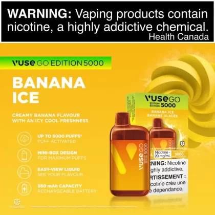 VUSE GO 5000 – BANANA ICE