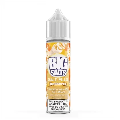 Big Salts Salted Caramel Ice Cream – 60ml Salt Fills E Liquid - Vapourdays Co