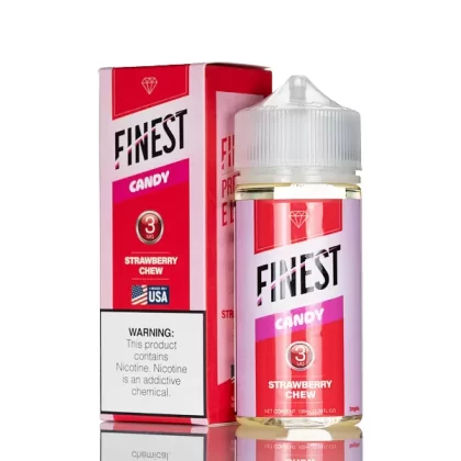 Finest E-Liquid - Candy Edition - Strawberry Chew - 100mL - 3mg