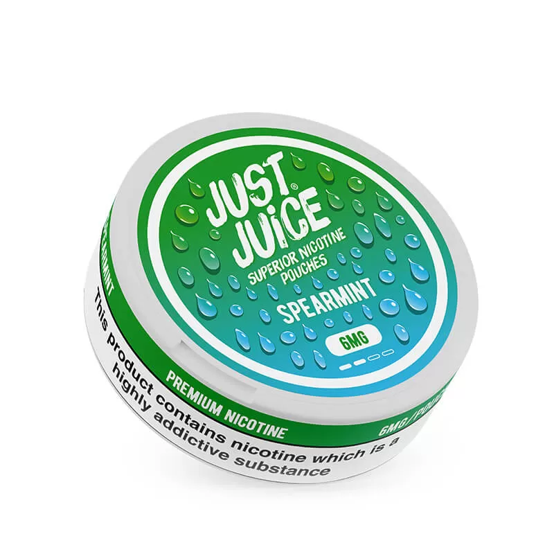 Just Juice Spearmint Nic Pouches - 6mg / Pouch